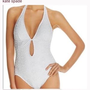 Kate Spade Swimsuit White -New